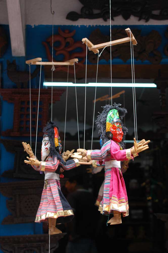 72 - Nepal - Patan, marionetas